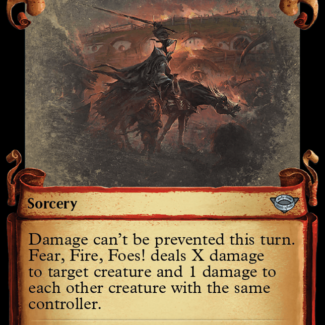Fear, Fire, Foes! [The Lord of the Rings: Tales of Middle-Earth Showcase Scrolls]