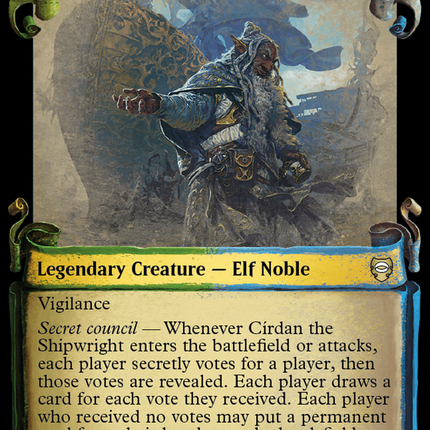 Cirdan the Shipwright [The Lord of the Rings: Tales of Middle-Earth Commander Showcase Scrolls]