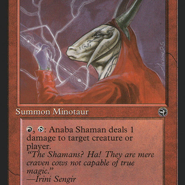 Anaba Shaman (Irini Sengir Flavor Text) [Homelands]