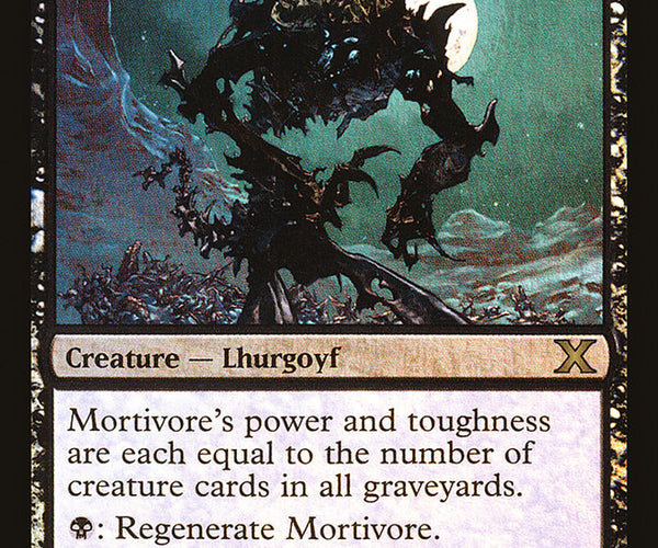 mtg power and toughness equal to cards in graveyard Mortivore (Premium Foil) [Tenth Edition] – TokenMTG