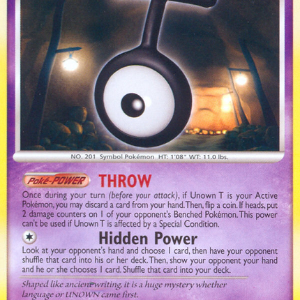 Unown T (67/123) [Diamond & Pearl: Mysterious Treasures]