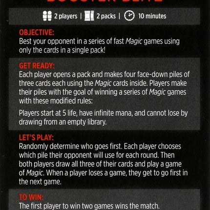 Booster Blitz (Magic Minigame) [Streets of New Capenna Minigame]