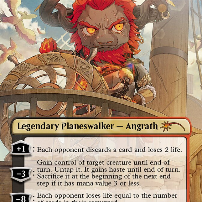 Angrath, the Flame-Chained (Borderless) [Secret Lair Drop Series]