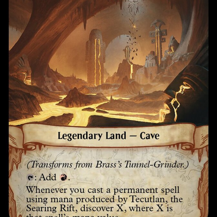 Brass's Tunnel-Grinder // Tecutlan, The Searing Rift [The Lost Caverns of Ixalan]