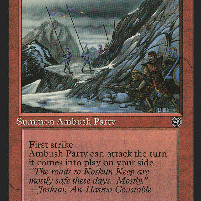 Ambush Party (Joskun Flavor Text) [Homelands]