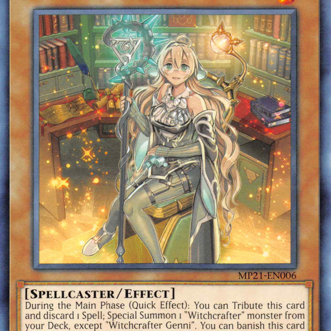 witchcrafter deck yugioh Witchcrafter Genni [MP21-EN006] Common – TokenMTG