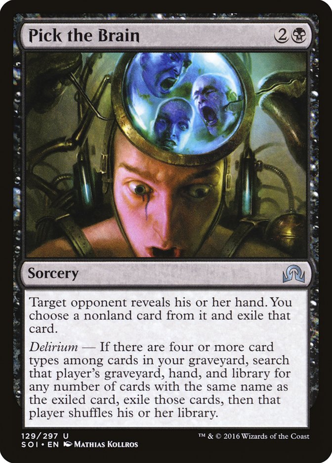 Pick the Brain [Shadows over Innistrad] – TokenMTG