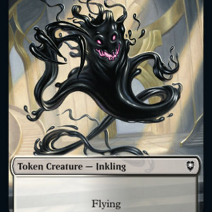 Warrior // Inkling Double-Sided Token [Commander Legends: Battle for Baldur's Gate Tokens]