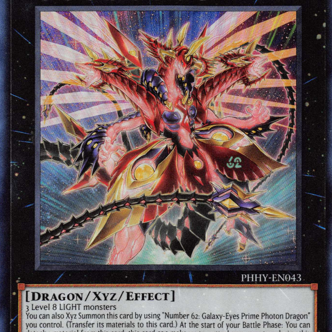 Number C62: Neo Galaxy-Eyes Prime Photon Dragon [PHHY-EN043] Ultra Rare
