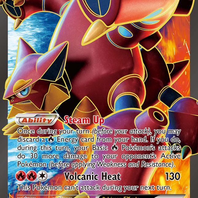 Volcanion EX (107/114) [XY: Steam Siege]