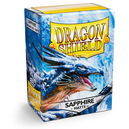 Dragon Shield Matte Sleeve - Sapphire ‘Roiin & Royenna’ 100ct