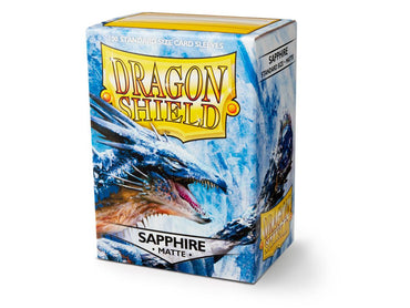 Dragon Shield Matte Sleeve - Sapphire ‘Roiin & Royenna’ 100ct