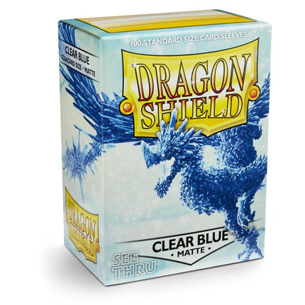 Dragon Shield Matte Sleeve - Clear Blue ‘Celeste’ 100ct
