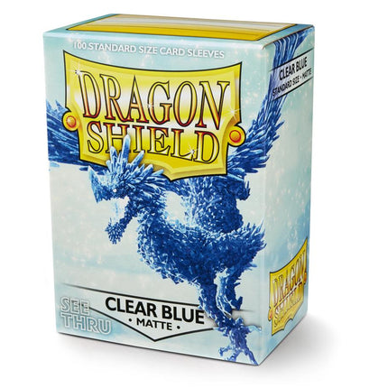 Dragon Shield Matte Sleeve - Clear Blue ‘Celeste’ 100ct