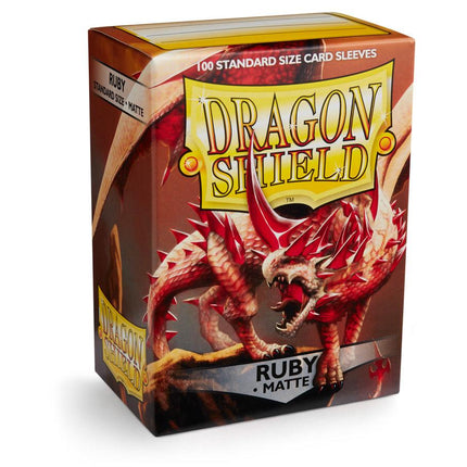 Dragon Shield Matte Sleeve - Ruby ‘Rubis’ 100ct