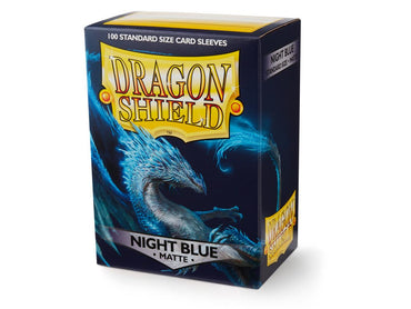 Dragon Shield Matte Sleeve - Night Blue ‘Botan’ 100ct
