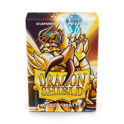 Dragon Shield Matte Sleeve - Gold ‘Pontifex’ 60ct