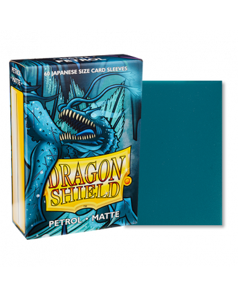 Dragon Shield Matte Sleeve - Petrol ‘Xi’ 60ct
