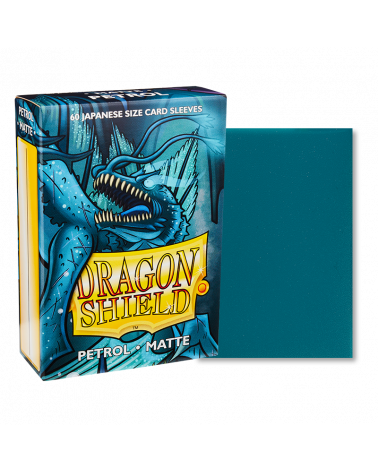 Dragon Shield Matte Sleeve - Petrol ‘Xi’ 60ct