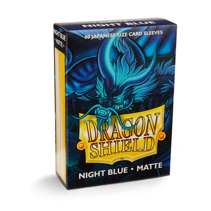 Dragon Shield Matte Sleeve - Night Blue ‘Delphion’ 60ct