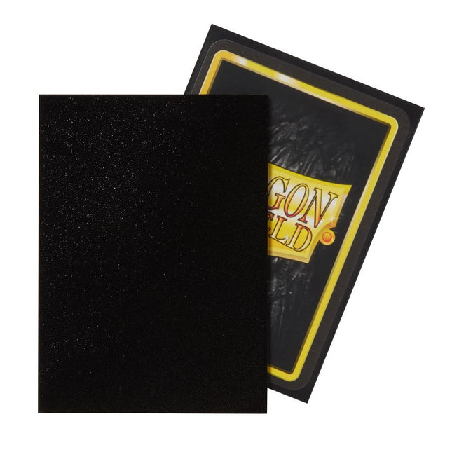 Dragon Shield Non-Glare Sleeve - Black ‘Amina’ 100ct