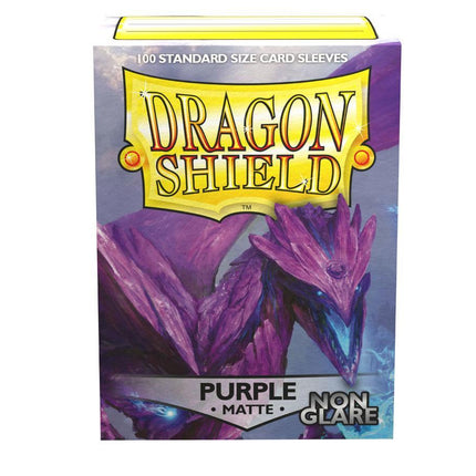 Dragon Shield Non-Glare Sleeve - Purple ‘Amifist’ 100ct