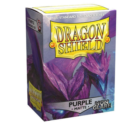 Dragon Shield Non-Glare Sleeve - Purple ‘Amifist’ 100ct