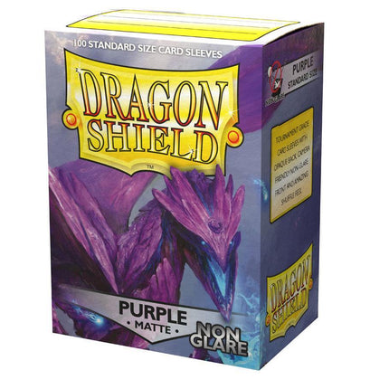 Dragon Shield Non-Glare Sleeve - Purple ‘Amifist’ 100ct