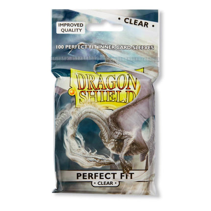 Dragon Shield Perfect Fit Sleeve - Clear ‘Sanctus’ 100ct