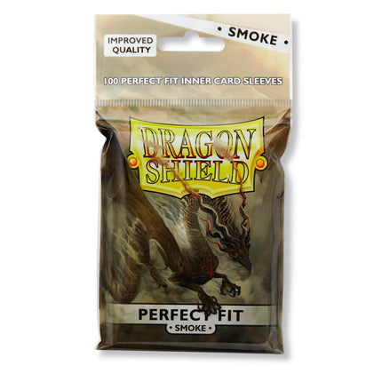 Dragon Shield Perfect Fit Sleeve - Smoke ‘Fuligo’ 100ct