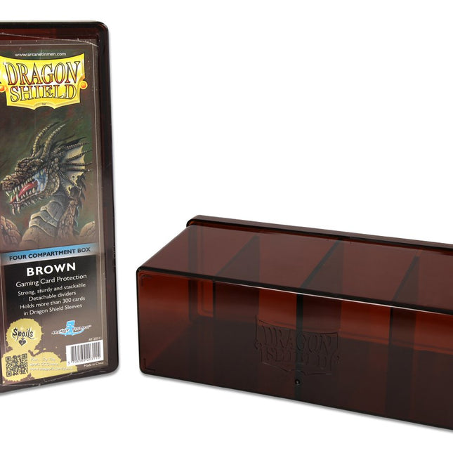 Dragon Shield Four Compartment Box – Brown