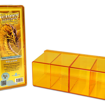 Dragon Shield Four Compartment Box – Yellow