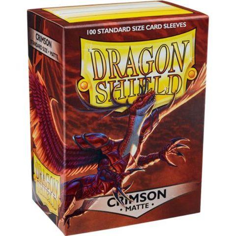Dragon Shield Matte Sleeve - Crimson ‘Logi’ 100ct