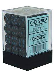 Blue Stars: Speckled 36d6 12mm Dice Set CHX 25938
