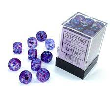 Nocturnal: Nebula 36d6 12mm Dice Set CHX 27957