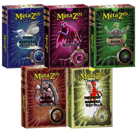 MetaZoo Nightfall Theme Decks: Set of Five