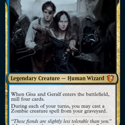 Gisa and Geralf [Innistrad: Midnight Hunt Commander]
