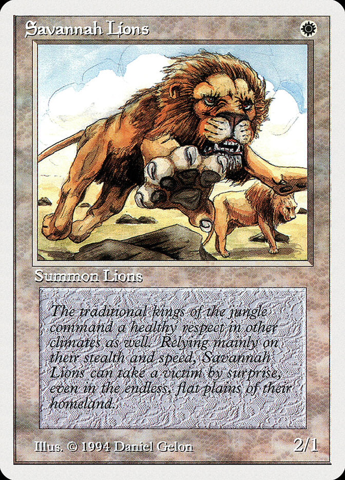 Savannah Lions [Summer Magic / Edgar] – TokenMTG