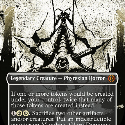 Mondrak, Glory Dominus (Borderless Ichor) [Phyrexia: All Will Be One]