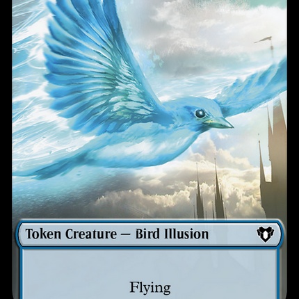 Bird Illusion Token [Commander Masters Tokens]