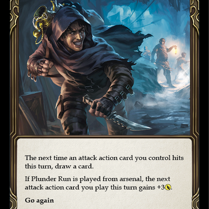 Plunder Run (Red) [U-ARC170] (Arcane Rising Unlimited)  Unlimited Rainbow Foil