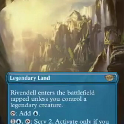 Rivendell (Borderless Alternate Art) [The Lord of the Rings: Tales of Middle-Earth]