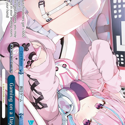 Gaming on a Day Off (HOL/W91-E168S PR) [hololive production]