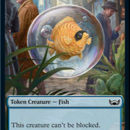 Clue // Fish Double-Sided Token [Streets of New Capenna Commander Tokens]