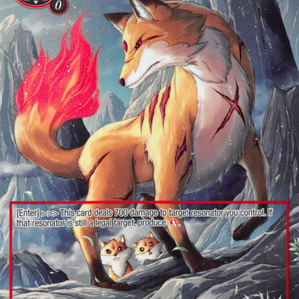 Injured Fox (Full Art) (EDL-030) [The Epic of the Dragon Lord]