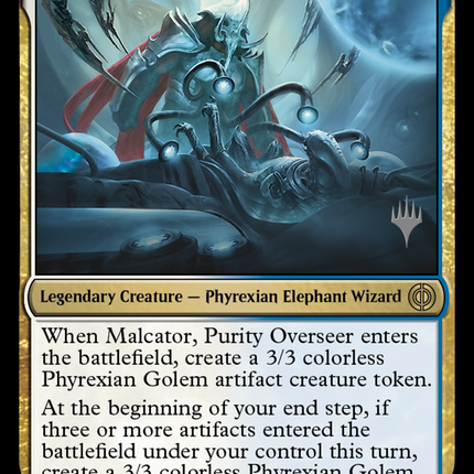 Malcator, Purity Overseer (Promo Pack) [Phyrexia: All Will Be One Promos]