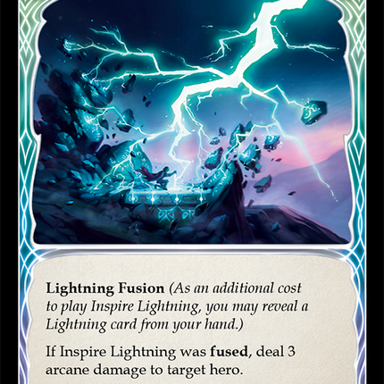 Inspire Lightning (Red) [ELE088] (Tales of Aria)  1st Edition Normal