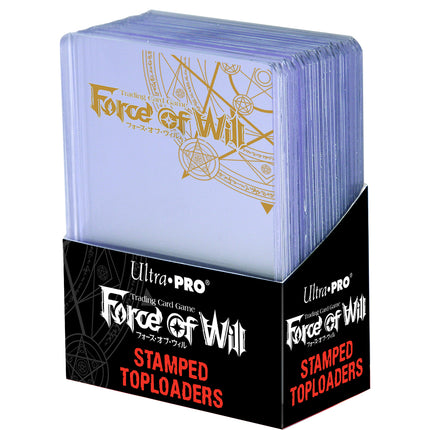 Ultra PRO: Toploaders - Force of Will (Stamped / 50ct)