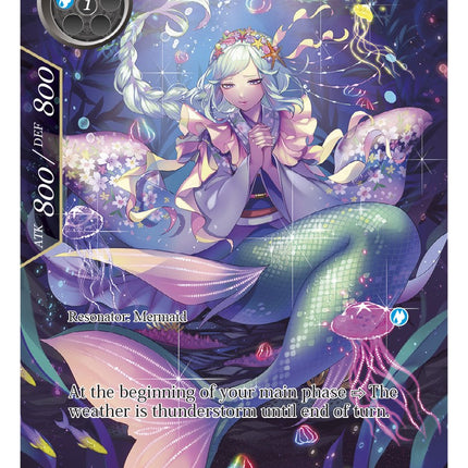Praying Mermaid (Full Art) (WOM-050) [Winds of the Ominous Moon]