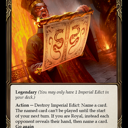 Imperial Edict [DYN240] (Dynasty)  Rainbow Foil